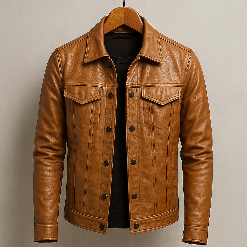 VALENTINI™ | Giacca in pelle da uomo Modern Rider