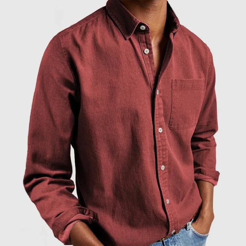 VALENTINI™ | Camicia in cotone Oxford spazzolato