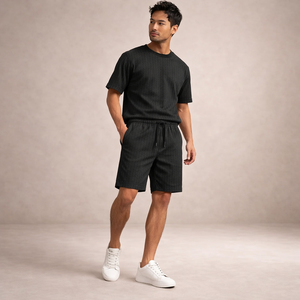 VALENTINI™ | Pantaloncini in lino casual
