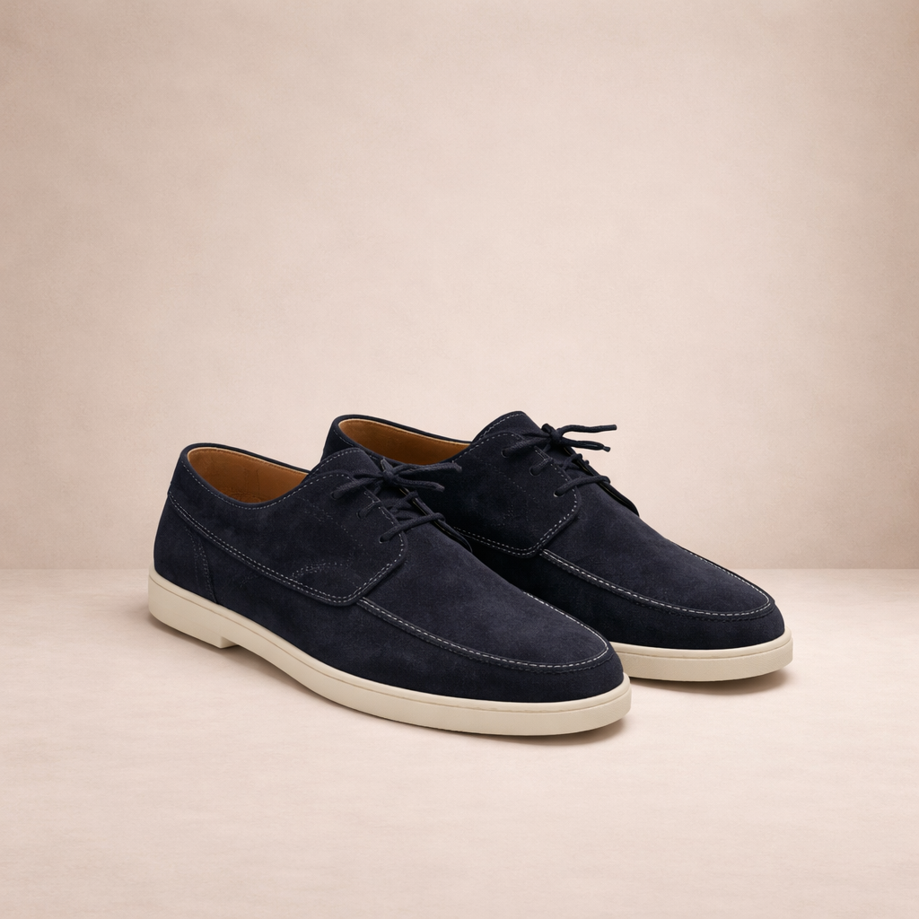 VALENTINI™ | Derbies in pelle scamosciata