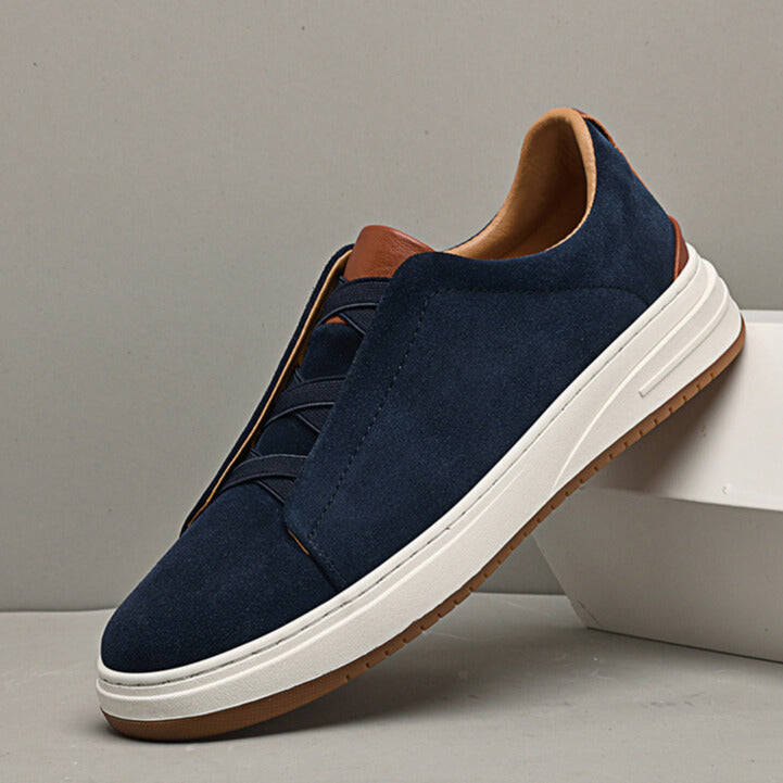 VALENTINI™ | SCARPE SLIP-ON DA UOMO IN CAMOSCIO