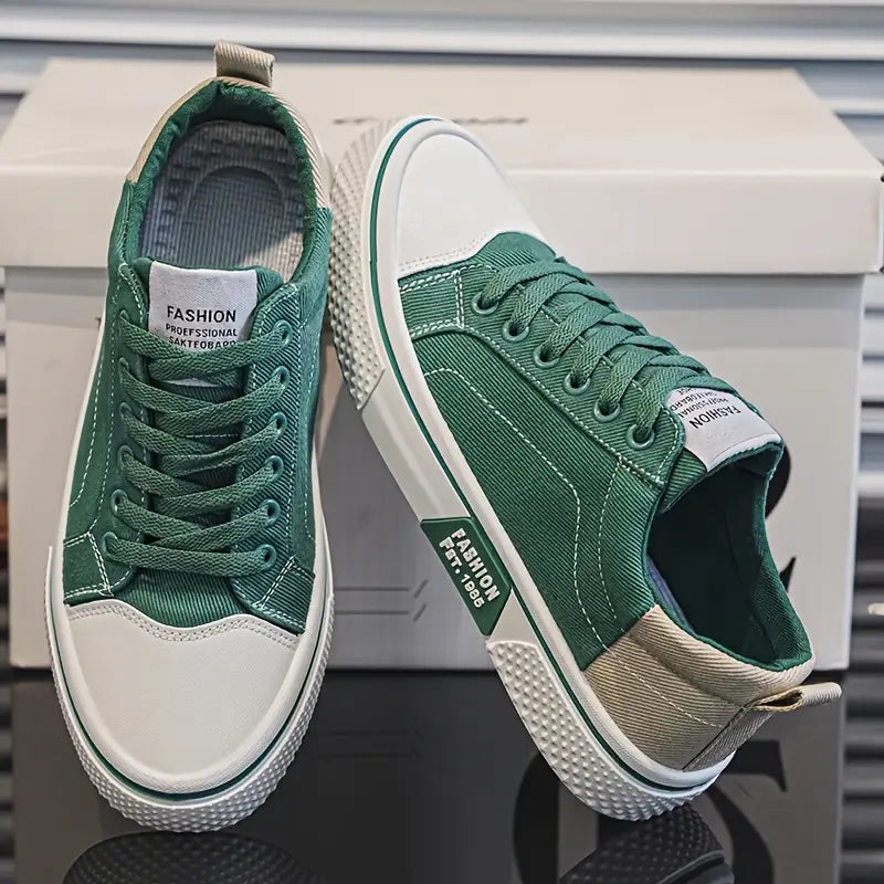 VALENTINI™ | Scarpe da ginnastica in tela a profilo basso