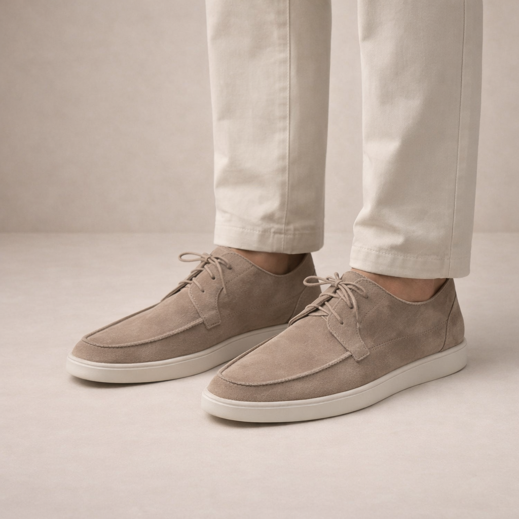 VALENTINI™ | Derbies in pelle scamosciata