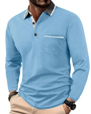 VALENTINI™ | Polo a maniche lunghe classico