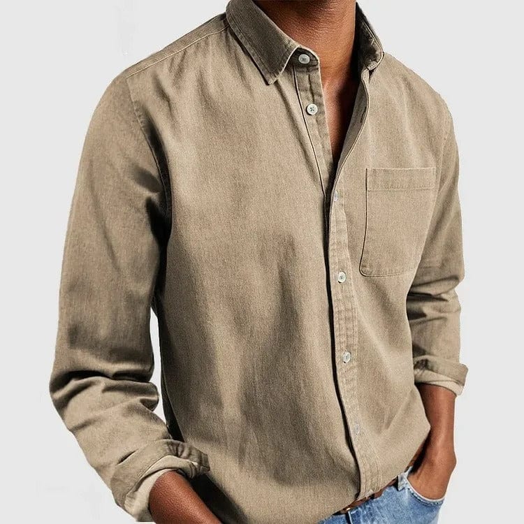 VALENTINI™ | Camicia in cotone Oxford spazzolato