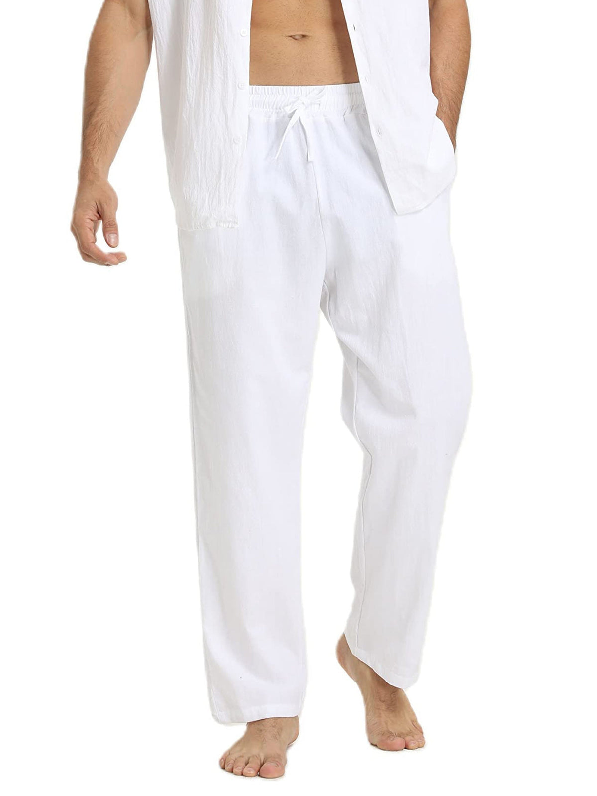 VALENTINI™ | Pantaloni casual in lino da uomo