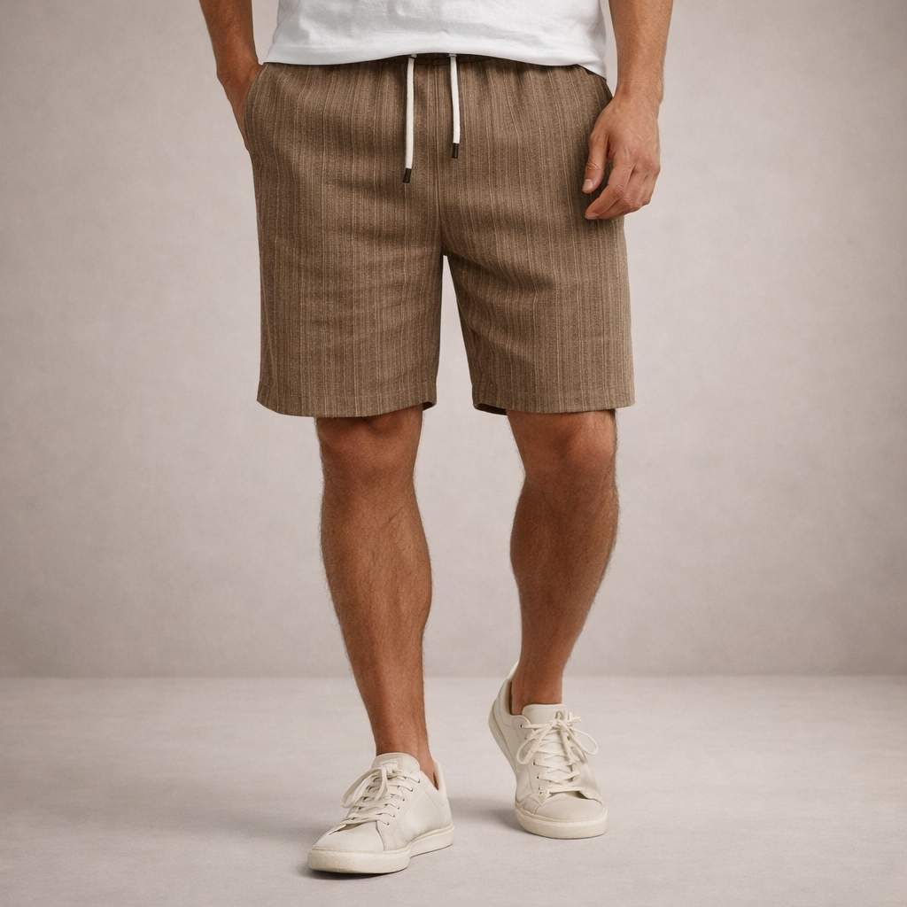 VALENTINI™ | Pantaloncini in lino casual