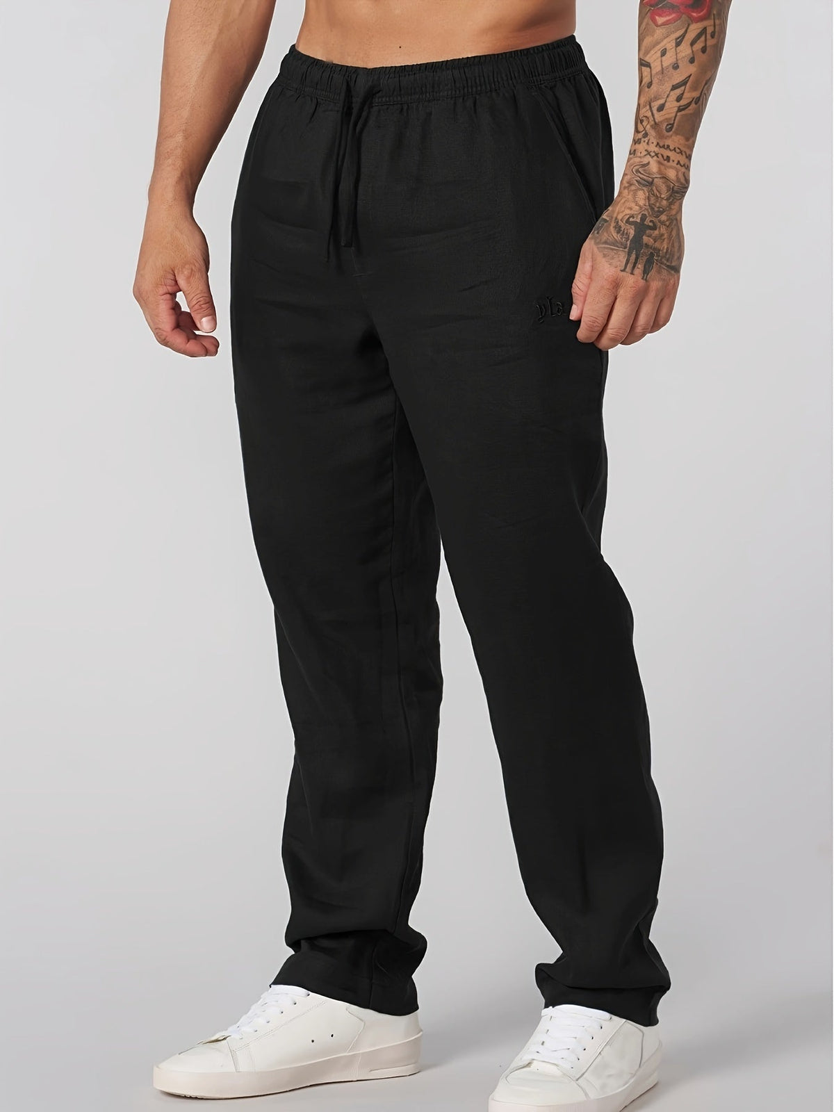 VALENTINI™ | Pantaloni da uomo in lino a gamba dritta