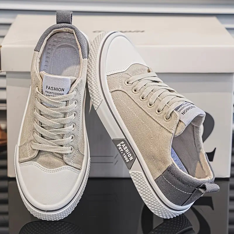 VALENTINI™ | Scarpe da ginnastica in tela a profilo basso