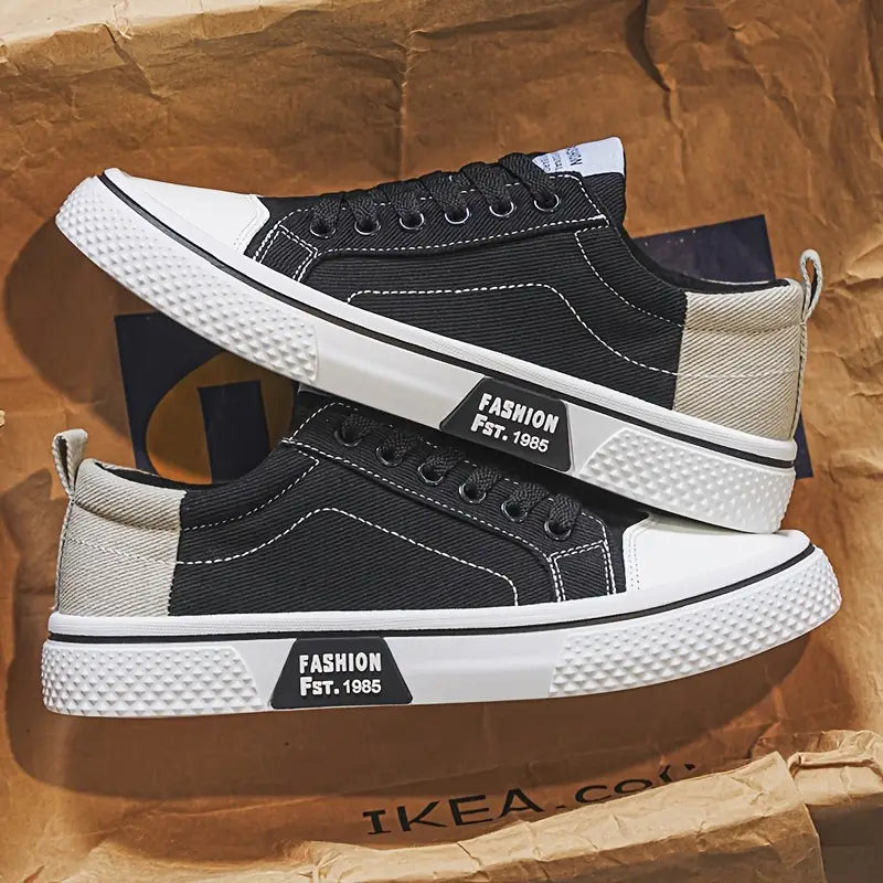 VALENTINI™ | Scarpe da ginnastica in tela a profilo basso