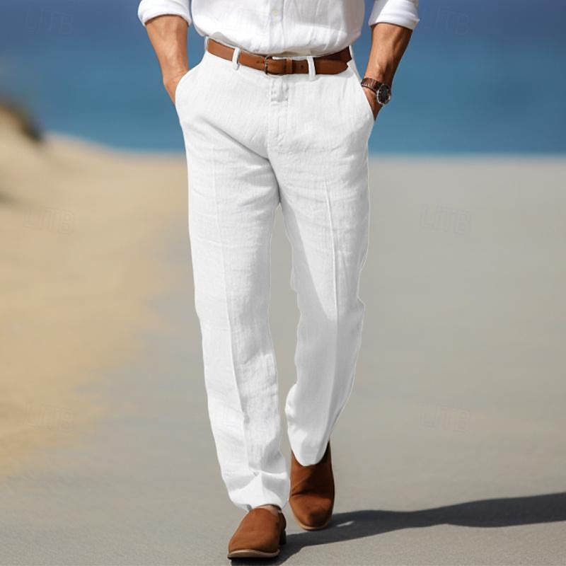 VALENTINI™ | Pantaloni da uomo in lino premium