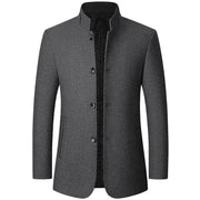 VALENTINI™ | Cappotto lungo in lana al tatto per uomo