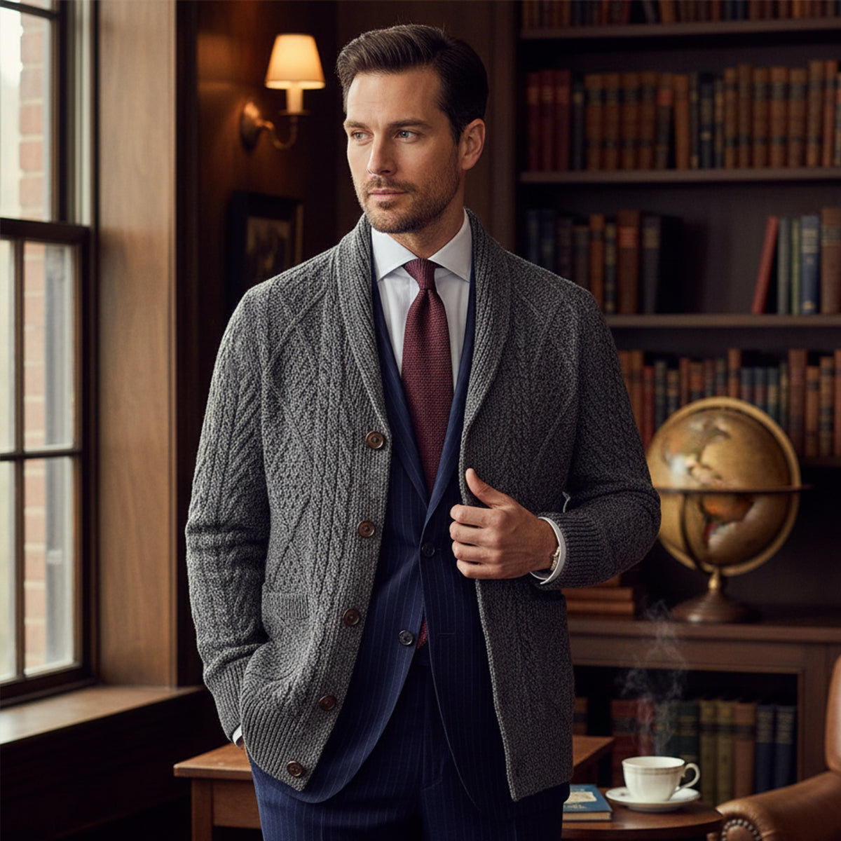 VALENTINI™ | Cardigan con bottoni frontali