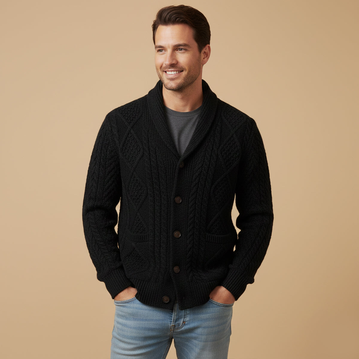 VALENTINI™ | Cardigan con bottoni frontali