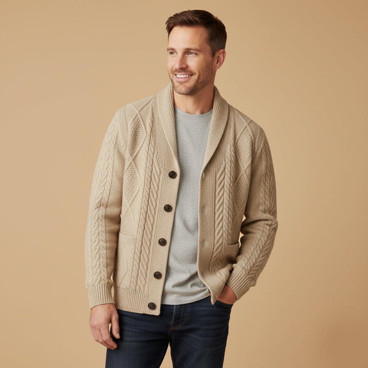 VALENTINI™ | Cardigan con bottoni frontali