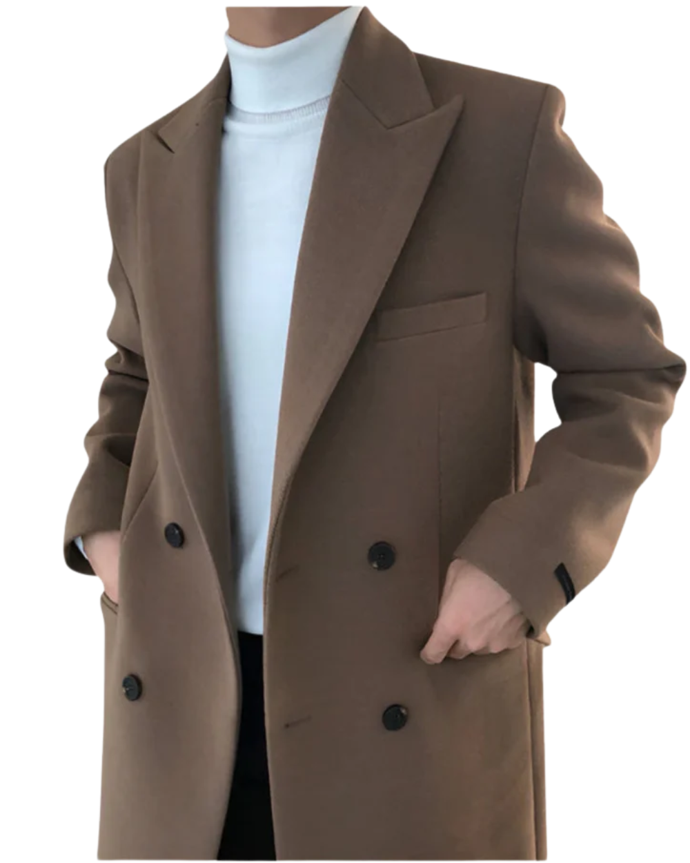 VALENTINI™ | Cappotto in lana doppiopetto