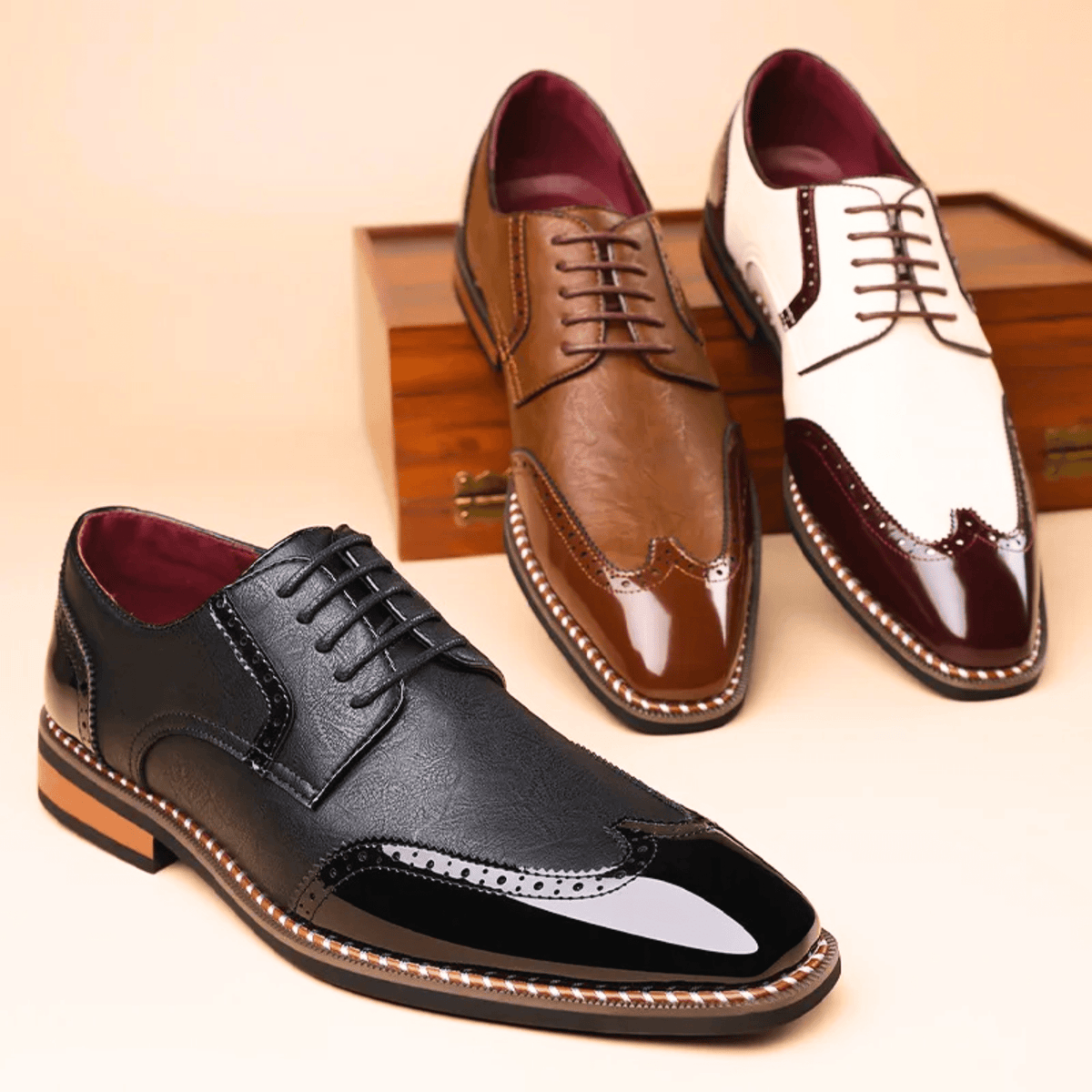 VALENTINI™ | SCARPE DA UOMO BICOLORE