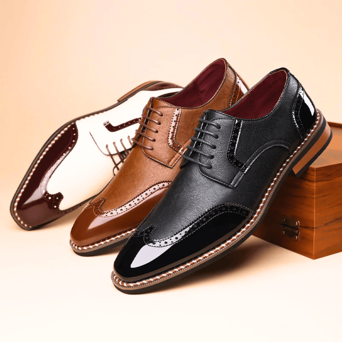 VALENTINI™ | SCARPE DA UOMO BICOLORE