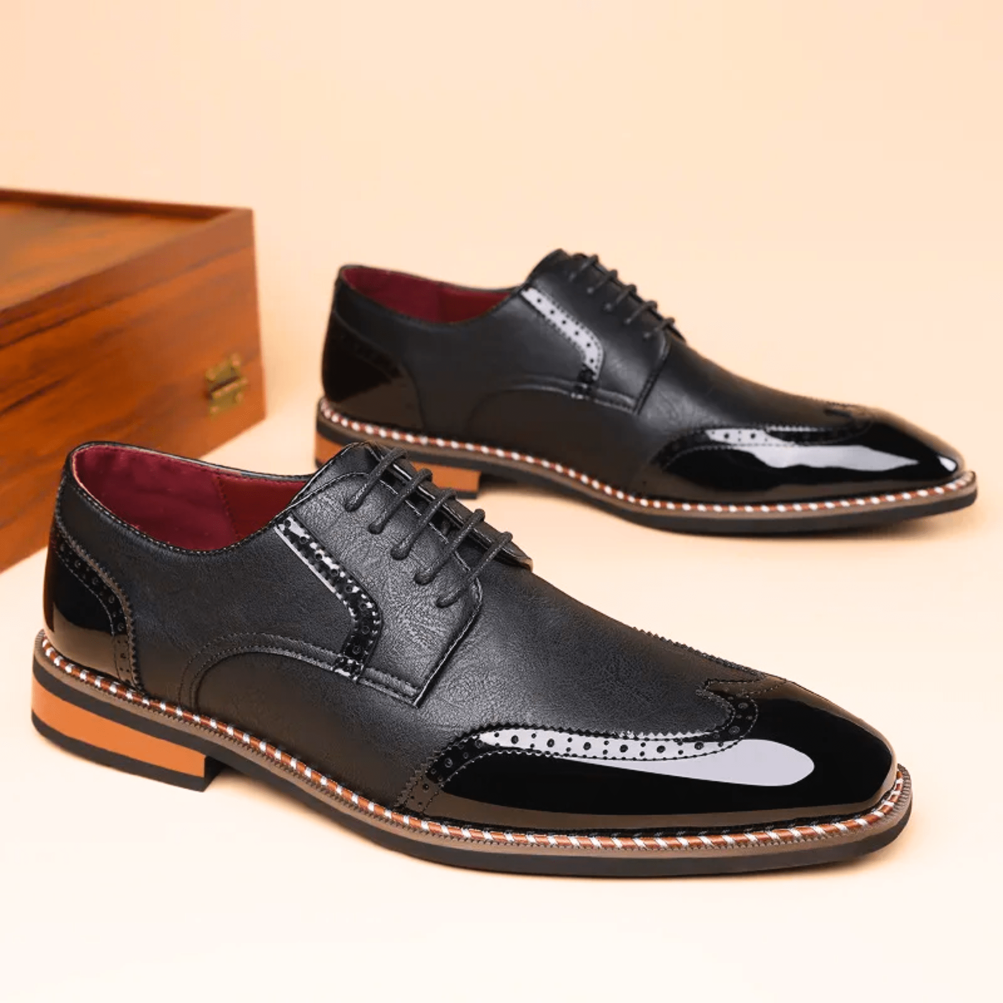 VALENTINI™ | SCARPE DA UOMO BICOLORE
