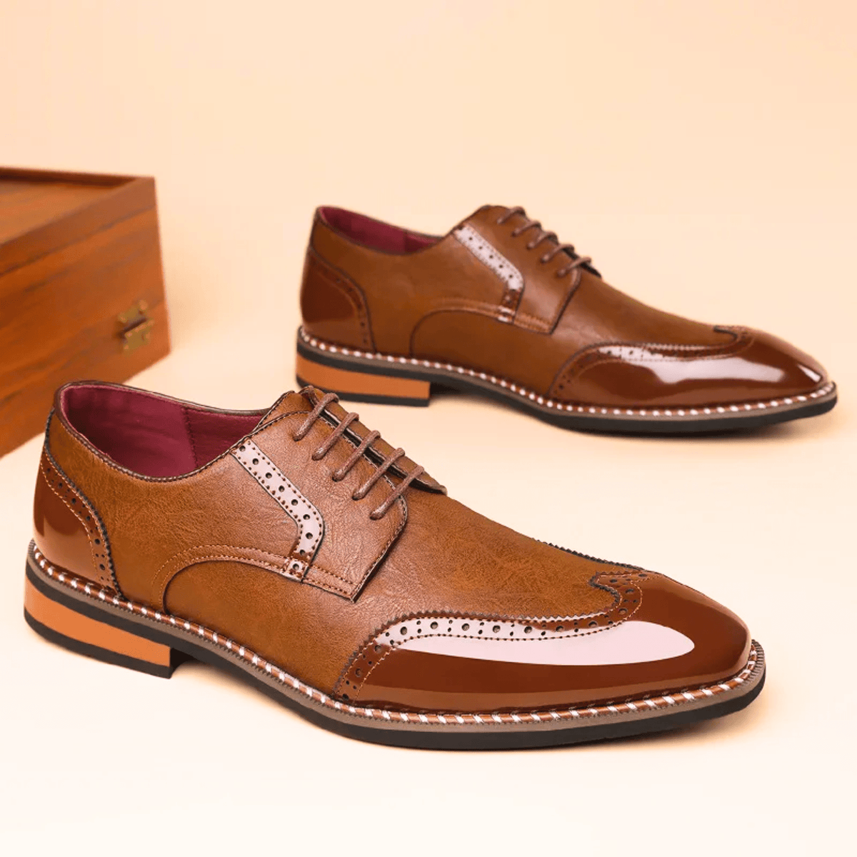 VALENTINI™ | SCARPE DA UOMO BICOLORE