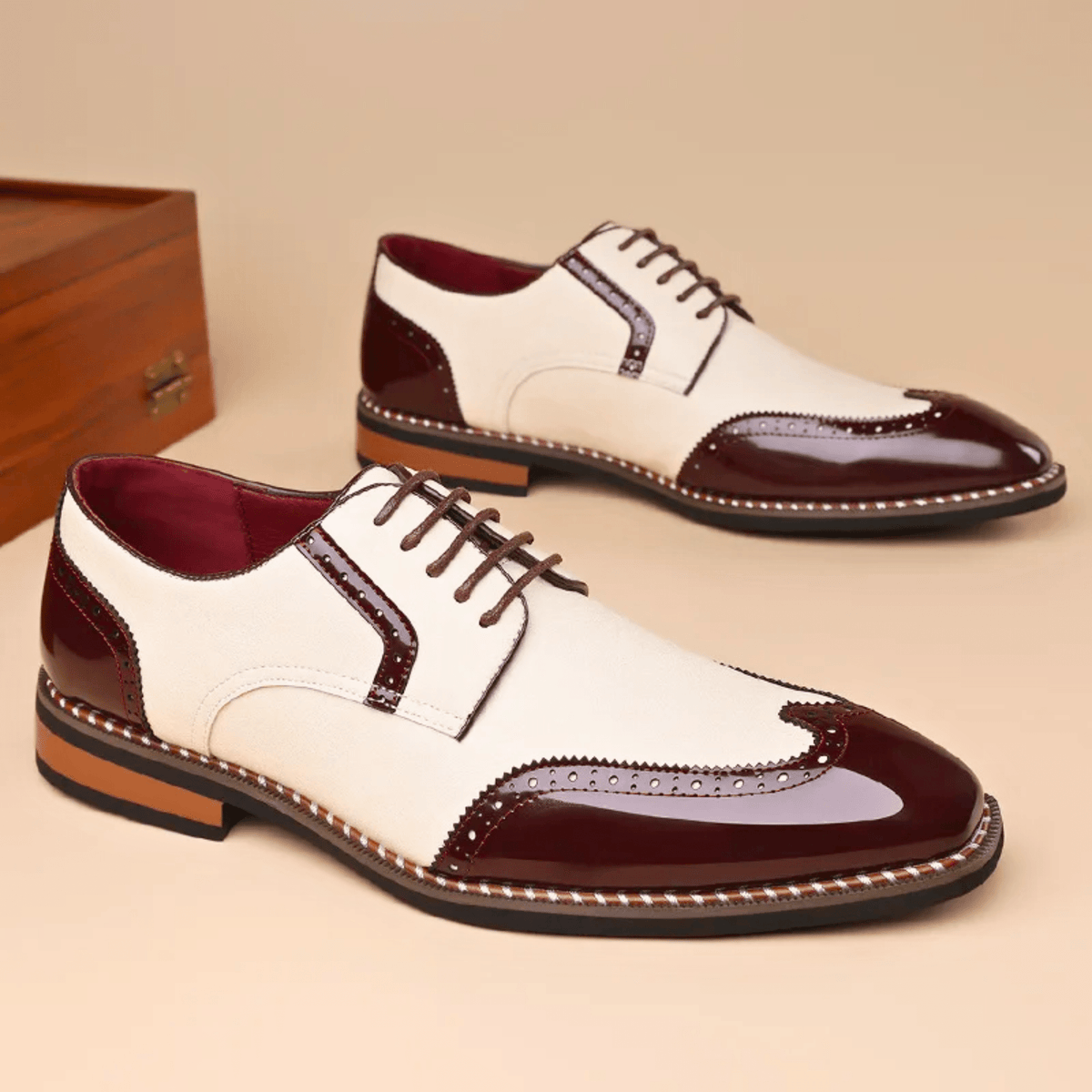 VALENTINI™ | SCARPE DA UOMO BICOLORE