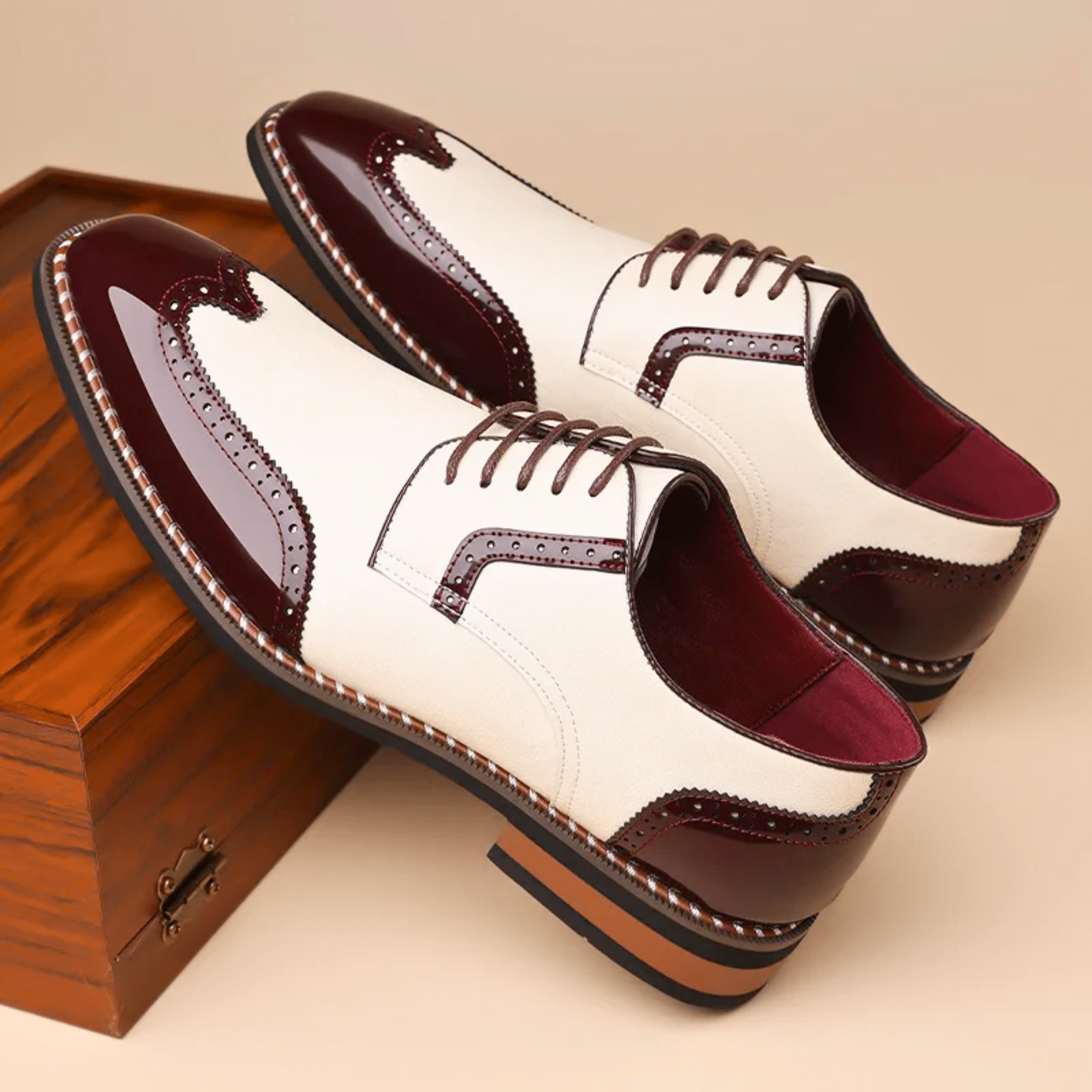 VALENTINI™ | SCARPE DA UOMO BICOLORE