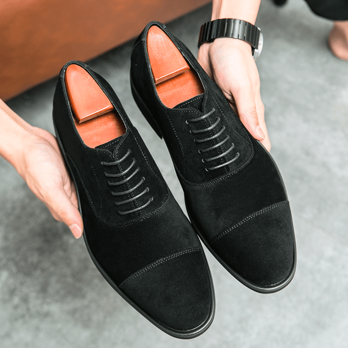 VALENTINI™ | SCARPE DA UOMO IN CAMOSCIO